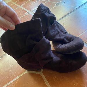 Rampage booties, brown 6.5